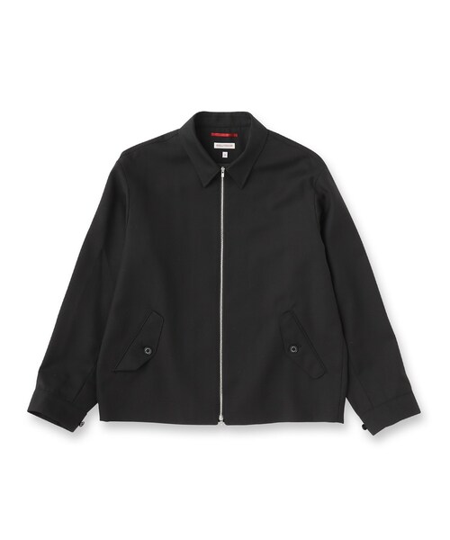 DRESSTERIOR(ドレステリア)の「【ウォッシャブル】ウールハリントン ジャケット(ブルゾン・メンズ・ブラウン系その他/ブラック・90/92/91)」の4枚目の写真