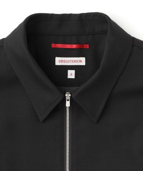 DRESSTERIOR(ドレステリア)の「【ウォッシャブル】ウールハリントン ジャケット(ブルゾン・メンズ・ブラウン系その他/ブラック・90/92/91)」の6枚目の写真