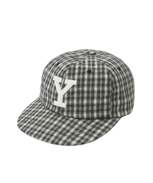 YALE（イェール）の「Yロゴチェックボールキャップ_ブラック（キャップ）」