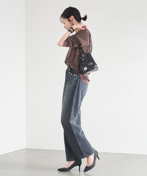 LE TALON（ルタロン）の「≪追加≫7cmグリッタープレーンパンプス（パンプス・レディース・ゴールド系その他/ブラック×ブラック・24.5cm/22.5cm/21.5/21/24cm/23.5cm/22cm/23cm/25.5cm/25cm）」の4枚目の写真