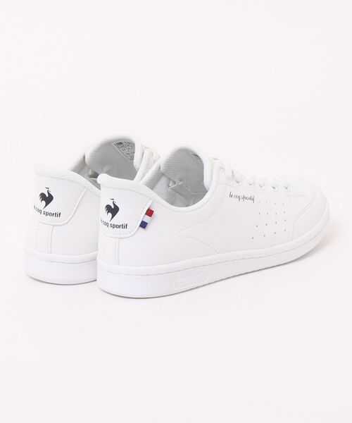 le coq sportif(ルコックスポルティフ)の「【le coq sportif】ラ ローラン SI(スニーカー・レディース・ホワイト×ブラック・23.0cm/23.5cm/24.0cm/24.5cm/25.0cm/22.5cm)」の2枚目の写真