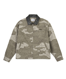 LORES（ロアス）の「Cotton Zip Work Jacket - Rain Camo（その他アウター）」