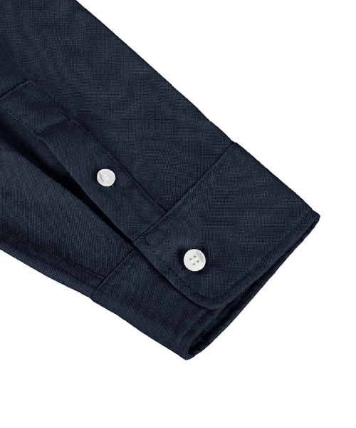NUBINDA（ヌビンダ）の「オーバーサイズオックスフォードシャツ[ネイビー]（シャツ/ブラウス・メンズ・その他・L/M）」の4枚目の写真