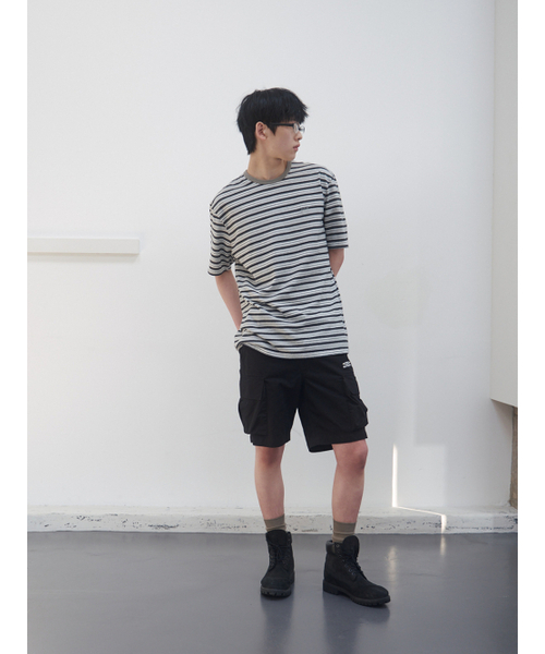 KIJUN MEN(キジュンメンズ)の「フレッシュボーダーTシャツ ブラック(Tシャツ/カットソー・メンズ・その他・MEDIUM/X-LARGE/LARGE)」の2枚目の写真