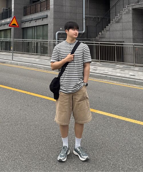 KIJUN MEN(キジュンメンズ)の「フレッシュボーダーTシャツ ブラック(Tシャツ/カットソー・メンズ・その他・MEDIUM/X-LARGE/LARGE)」の4枚目の写真