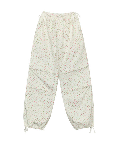 ITZAVIBE（イッザバイブ）の「FLOWER GARDEN BANDING PANTS - IVORY（その他パンツ・レディース・その他・ONE SIZE）」の2枚目の写真