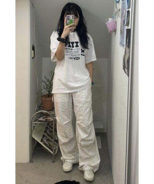 ITZAVIBE（イッザバイブ）の「FLOWER GARDEN BANDING PANTS - IVORY（その他パンツ・レディース・その他・ONE SIZE）」の14枚目の写真