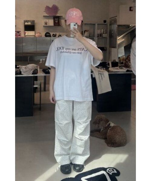ITZAVIBE（イッザバイブ）の「FLOWER GARDEN BANDING PANTS - IVORY（その他パンツ・レディース・その他・ONE SIZE）」の20枚目の写真