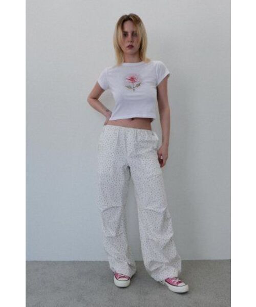 ITZAVIBE（イッザバイブ）の「FLOWER GARDEN BANDING PANTS - IVORY（その他パンツ・レディース・その他・ONE SIZE）」の22枚目の写真
