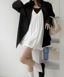 Ada.（エイダ）の「バルーンシルエット 肩リボン キャミチュニック（チュニック）」