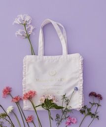 Maison de FLEUR | サテンフリルスクエアトートバッグ(トートバッグ)