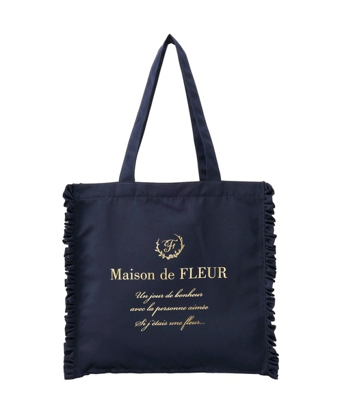 サテンフリルスクエアトートバッグ（トートバッグ）｜Maison de FLEUR