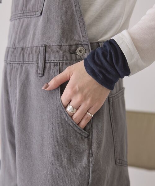 AMERICAN HOLIC（アメリカンホリック）の「デニムサロペット（サロペット/オーバーオール・レディース・グレー/ワンウォッシュ・M/L）」の13枚目の写真