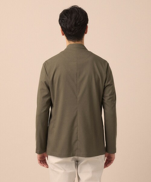 TAKEO KIKUCHI（タケオキクチ）の「【ON／OFF兼用】CARREMANファブリック ノーカラージャケット（ノーカラージャケット・メンズ・ブラック/ブラウン系・02/03/04）」の19枚目の写真