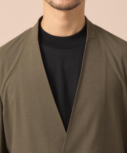 TAKEO KIKUCHI（タケオキクチ）の「【ON／OFF兼用】CARREMANファブリック ノーカラージャケット（ノーカラージャケット・メンズ・ブラック/ブラウン系・02/03/04）」の20枚目の写真