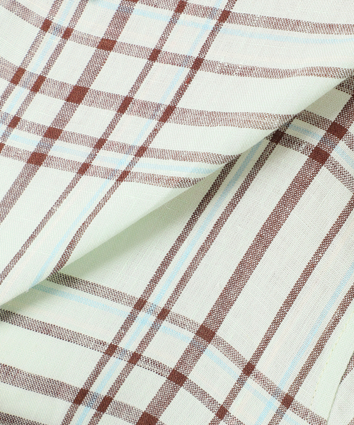 FRAMeWORK(フレームワーク)の「≪新色 / 追加≫フレンチリネンレギュラーシャツ(シャツ/ブラウス・レディース・ホワイト/ブラウン/グリーン/ピンク/ブルー/ネイビー/ダークブルー・FREE)」の20枚目の写真