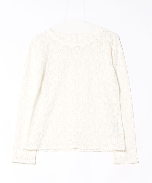 CADUNE（カデュネ）の「ぷくぷくレーストップス（シャツ/ブラウス・レディース・ブラック/ホワイト/オフホワイト・38）」の3枚目の写真