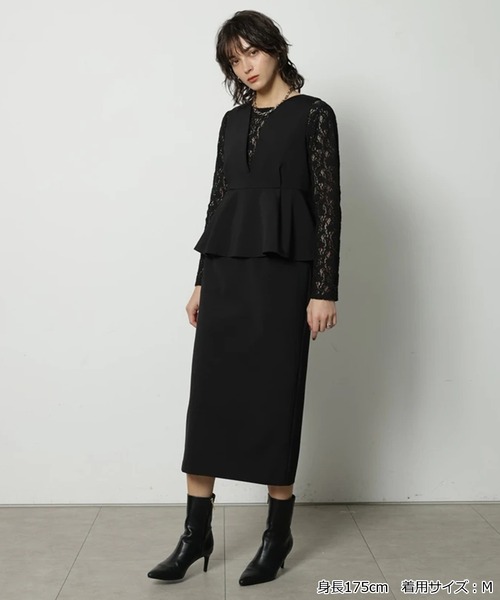 CADUNE（カデュネ）の「ぷくぷくレーストップス（シャツ/ブラウス・レディース・ブラック/ホワイト/オフホワイト・38）」の12枚目の写真