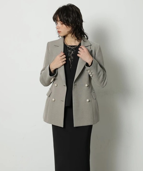 CADUNE（カデュネ）の「ぷくぷくレーストップス（シャツ/ブラウス・レディース・ブラック/ホワイト/オフホワイト・38）」の14枚目の写真