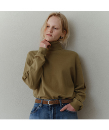 Washable turtleneck knit