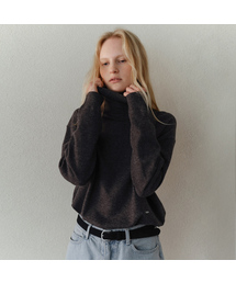 Washable turtleneck knit