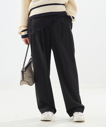 journal standard L'essage | 無地/ストライプテーパードパンツ(スラックス)