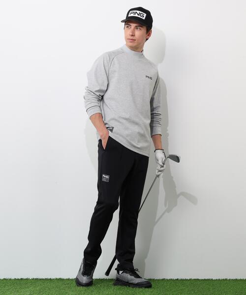 PING(ピン)の「【PING APPAREL】冷感ポンチハイネックシャツ <GOLD> (MENS)(Tシャツ/カットソー・メンズ・グレー/ネイビー/ホワイト・M/L/S/LL/LL1)」の7枚目の写真