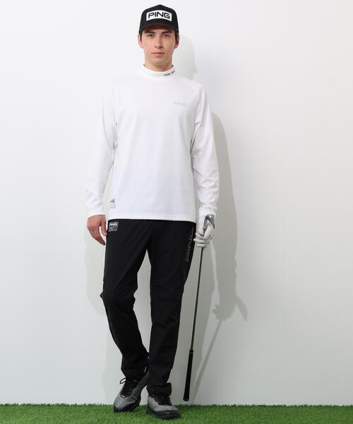 PING(ピン)の「【PING APPAREL】冷感ポンチハイネックシャツ <GOLD> (MENS)(Tシャツ/カットソー・メンズ・グレー/ネイビー/ホワイト・M/L/S/LL/LL1)」の11枚目の写真