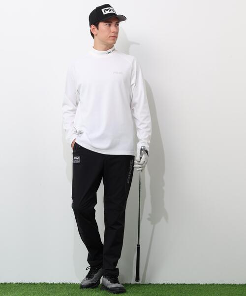 PING(ピン)の「【PING APPAREL】冷感ポンチハイネックシャツ <GOLD> (MENS)(Tシャツ/カットソー・メンズ・グレー/ネイビー/ホワイト・M/L/S/LL/LL1)」の12枚目の写真