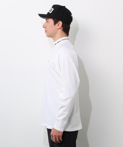 PING(ピン)の「【PING APPAREL】冷感ポンチハイネックシャツ <GOLD> (MENS)(Tシャツ/カットソー・メンズ・グレー/ネイビー/ホワイト・M/L/S/LL/LL1)」の14枚目の写真