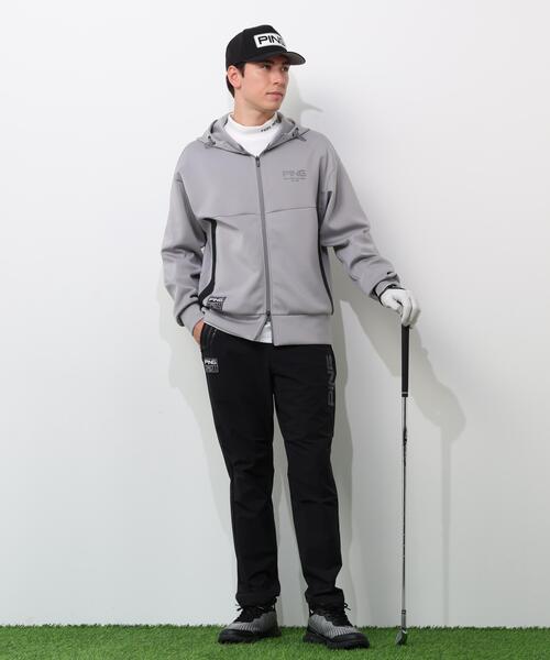PING(ピン)の「【PING APPAREL】冷感ポンチハイネックシャツ <GOLD> (MENS)(Tシャツ/カットソー・メンズ・グレー/ネイビー/ホワイト・M/L/S/LL/LL1)」の19枚目の写真