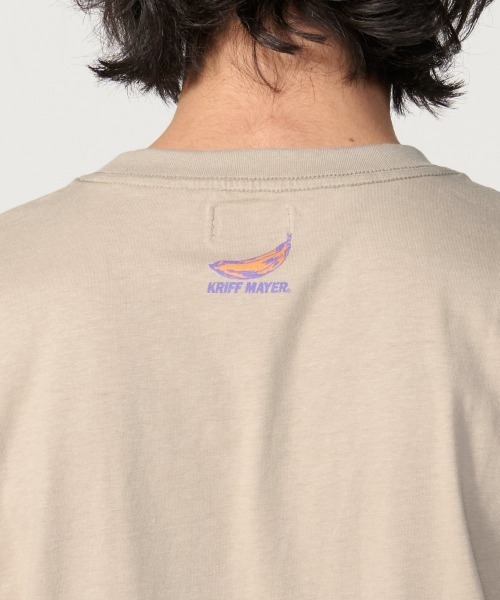 KRIFF MAYER(クリフメイヤー)の「【綿100%】ダジャレ半袖Tシャツ(ソンナバナナ)(Tシャツ/カットソー・メンズ・オフホワイト/ライトグリーン/コーラル/ベージュ/チャコール・X-LARGE/LARGE/MEDIUM)」の18枚目の写真