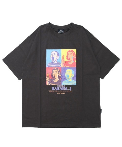 KRIFF MAYER(クリフメイヤー)の「【綿100%】ダジャレ半袖Tシャツ(ソンナバナナ)(Tシャツ/カットソー・メンズ・オフホワイト/ライトグリーン/コーラル/ベージュ/チャコール・X-LARGE/LARGE/MEDIUM)」の9枚目の写真