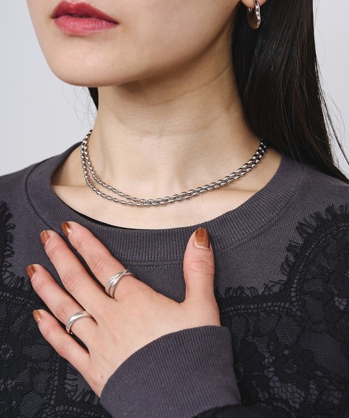 SOAC(ソーク)の「(SOAC)DROP CHAIN LONG NECKLACE(ネックレス・レディース・シルバー/ゴールド・ONE SIZE)」の1枚目の写真