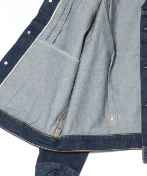JUGLANS(ユグランス)の「【Levi's】TYPE I TRUCKER / リーバイス デニムジャケット 1stタイプ(デニムジャケット・メンズ・インディゴブルー・XL/L/M/S)」の3枚目の写真