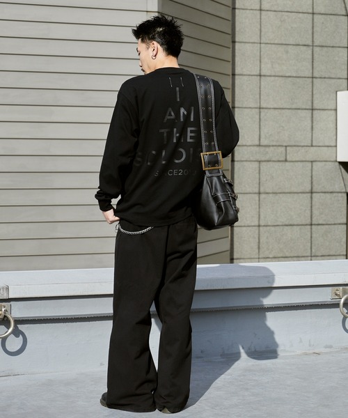 TAKAHIROMIYASHITATheSoloIst.（タカヒロミヤシタザソロイスト）の「TAKAHIROMIYASHITATheSoloIst./タカヒロミヤシタザソロイスト. ×NEW ERA/ニューエラ L/S Oversized Tee. Tシャツ  2026年春夏（Tシャツ/カットソー・メンズ・ブラック・M/L/XL）」の11枚目の写真