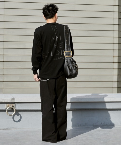 TAKAHIROMIYASHITATheSoloIst.（タカヒロミヤシタザソロイスト）の「TAKAHIROMIYASHITATheSoloIst./タカヒロミヤシタザソロイスト. ×NEW ERA/ニューエラ L/S Oversized Tee. Tシャツ  2026年春夏（Tシャツ/カットソー・メンズ・ブラック・M/L/XL）」の12枚目の写真