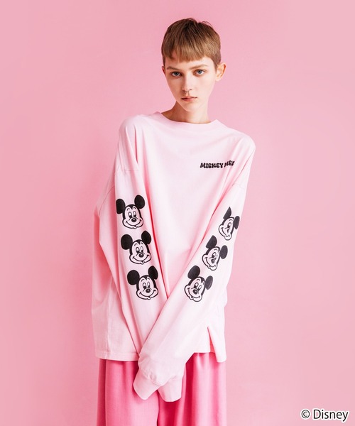 WCJ（ダブルシージェイ）の「Disney / I LOVE LS TEE（Tシャツ
