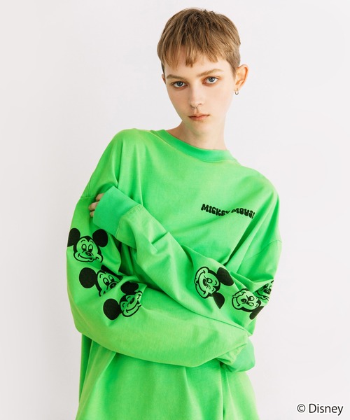 WCJ（ダブルシージェイ）の「Disney / I LOVE LS TEE（Tシャツ