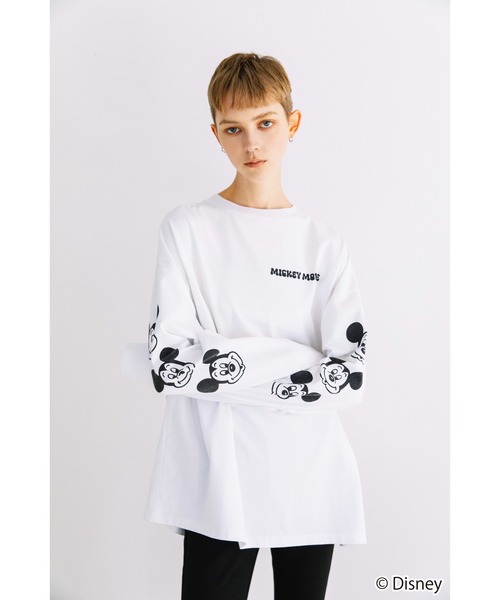 WCJ（ダブルシージェイ）の「Disney / I LOVE LS TEE（Tシャツ