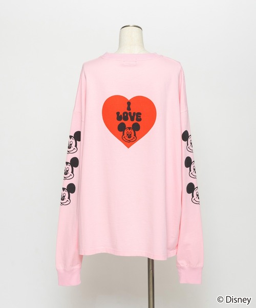 WCJ（ダブルシージェイ）の「Disney / I LOVE LS TEE（Tシャツ