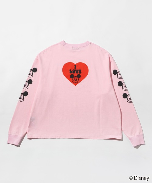 WCJ（ダブルシージェイ）の「Disney / I LOVE LS TEE（Tシャツ