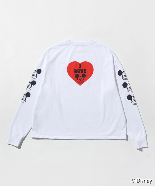 WCJ（ダブルシージェイ）の「Disney / I LOVE LS TEE（Tシャツ