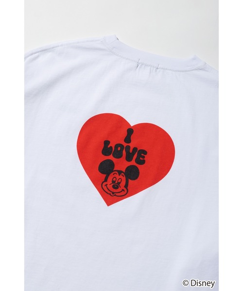 WCJ（ダブルシージェイ）の「Disney / I LOVE LS TEE（Tシャツ