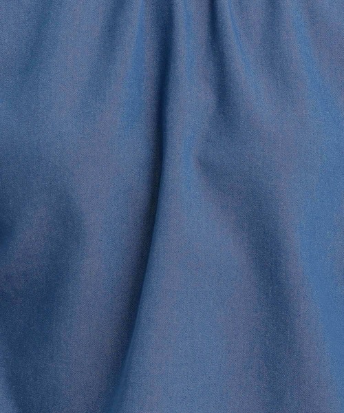 Andemiu（アンデミュウ）の「デニムボウタイブラウス641623（シャツ/ブラウス・レディース・ブルー/ネイビー・FREE）」の7枚目の写真