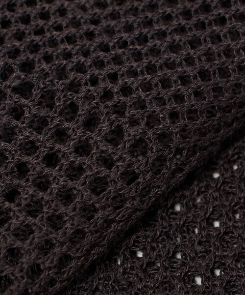 THROW（スロー）の「＜THROW＞ SUN Mesh（ストール/ショール・レディース・ダークブラウン・FREE）」の3枚目の写真