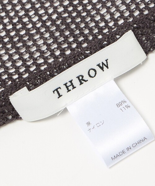 THROW（スロー）の「＜THROW＞ SUN Mesh（ストール/ショール・レディース・ダークブラウン・FREE）」の4枚目の写真