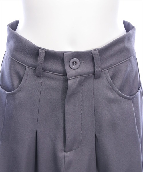 CLEAR BASIC（クリアベーシック）の「タックスカート[オフィスカジュアル 着回し抜群 大人]（スカート・レディース・ブラック/グレー・S/M）」の18枚目の写真