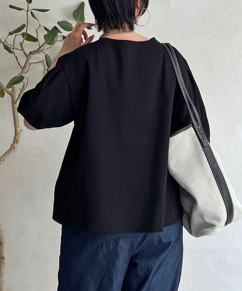 un dix cors(アンディコール)の「“SHINE ロゴTEE(Tシャツ/カットソー・レディース・ブラック/ベージュ/オフホワイト・FREE)」の8枚目の写真