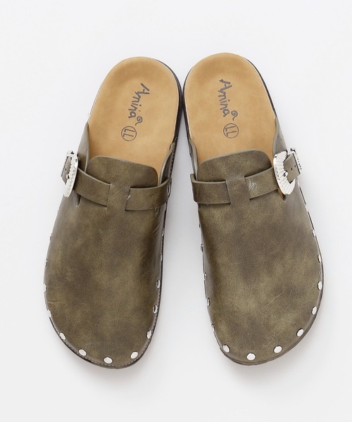 チャイハネ（チャイハネ）の「【チャイハネ】スタッズMEN'Sサンダル（サンダル・メンズ・カーキ/ベージュ・L/LL）」の5枚目の写真